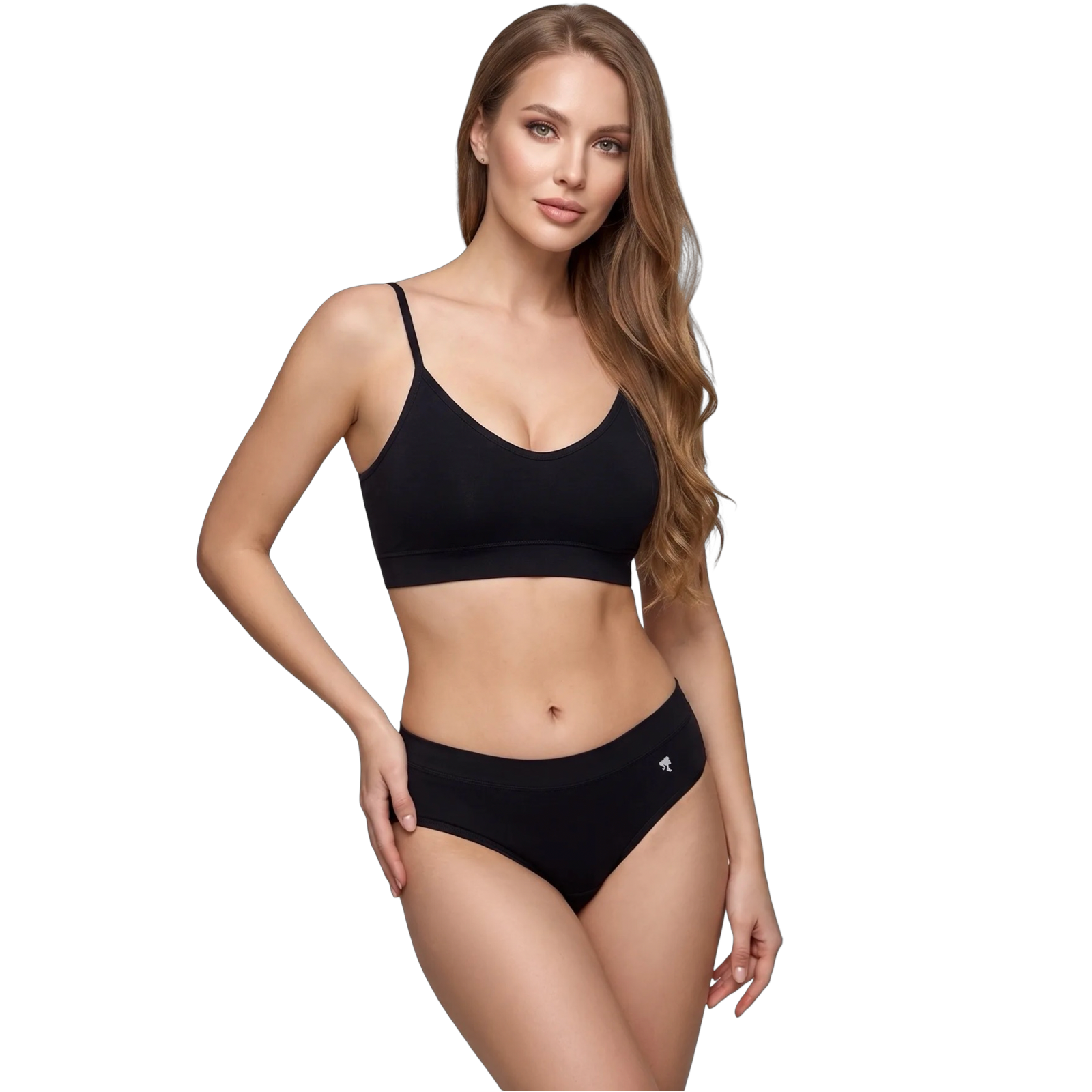 JC211 - Women - Set - Soft Thin Strap Bra + Under