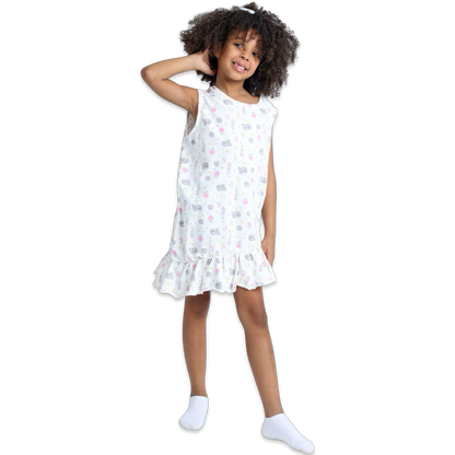 3406-25 - Junior - Baby Whale Printed Dress
