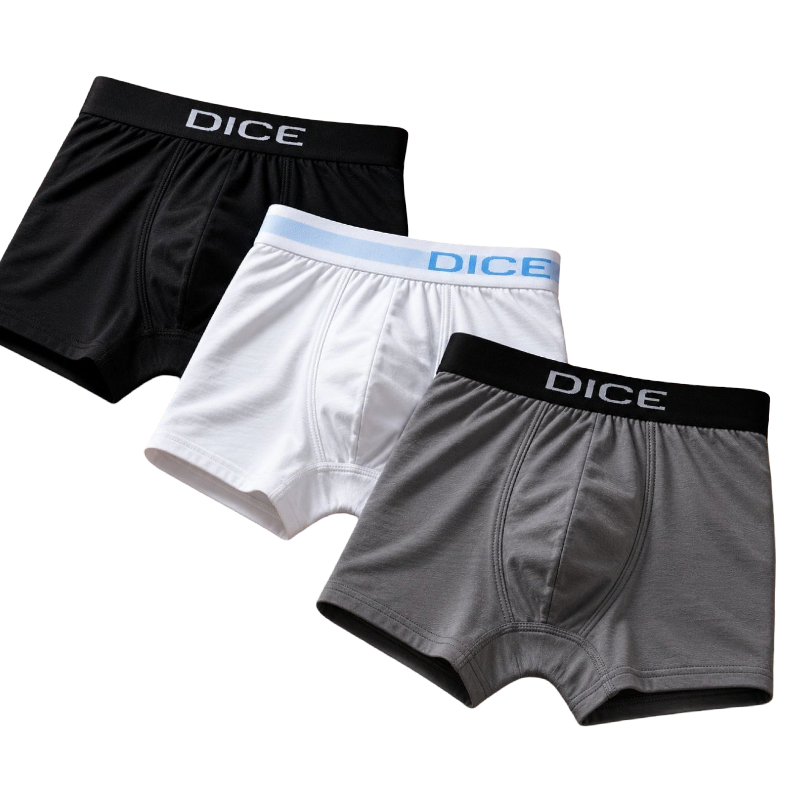 DKB330 - Dice - Boy - Boxer - Pack of 3 - 95% Cotton 5% Lycra