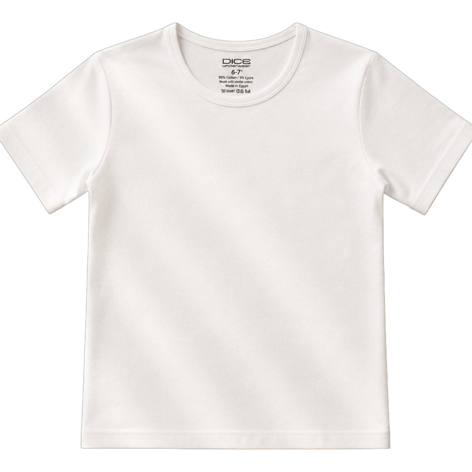 DKB415/01 - Dice - Boy - Short Sleeve - O Neck - 95% Cotton 5% Lycra