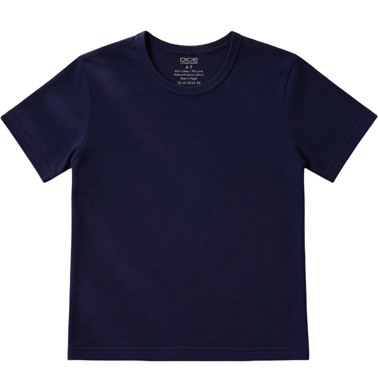DKB415/01 - Dice - Boy - Short Sleeve - O Neck - 95% Cotton 5% Lycra