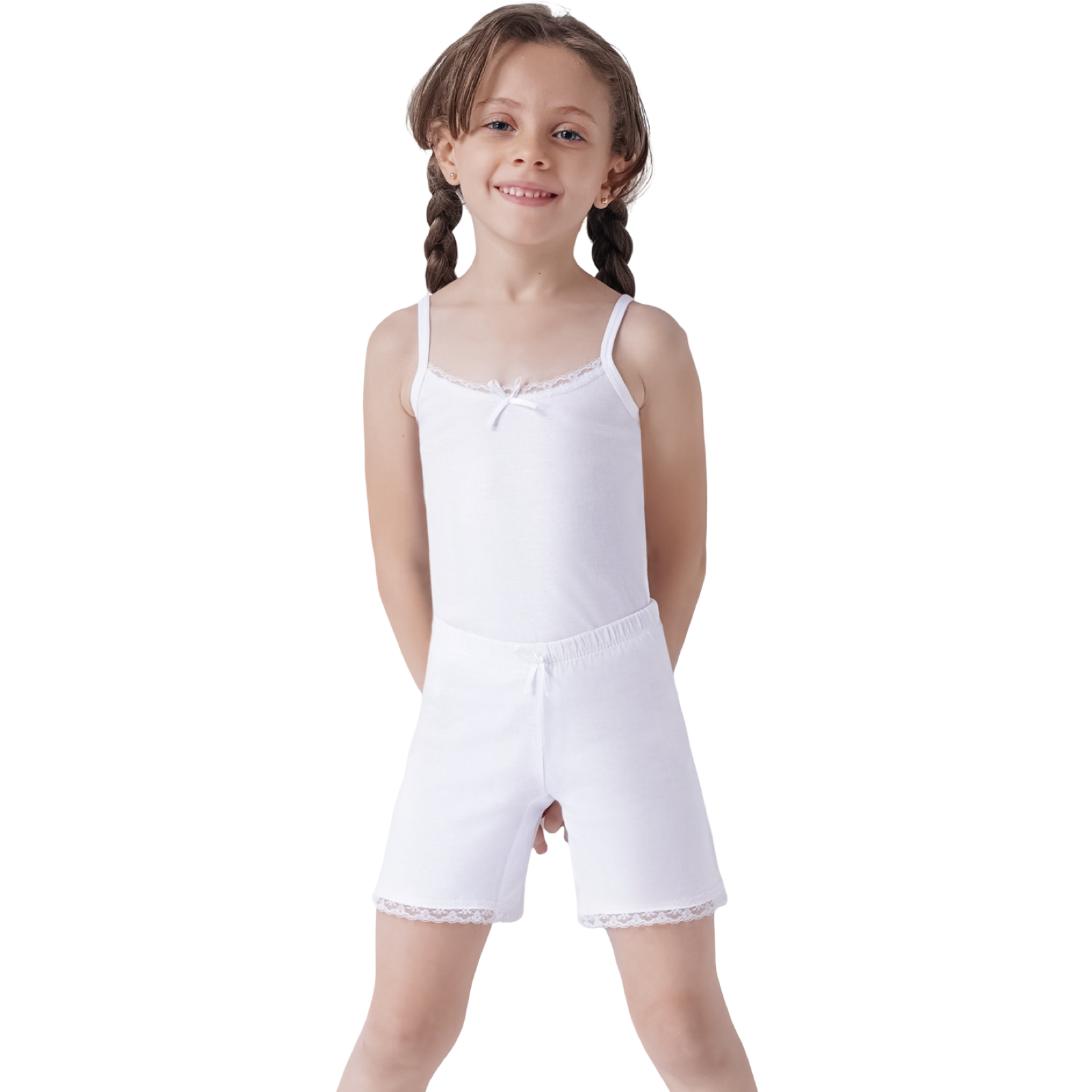 2001 white underwear set - Thin Strap for Girls