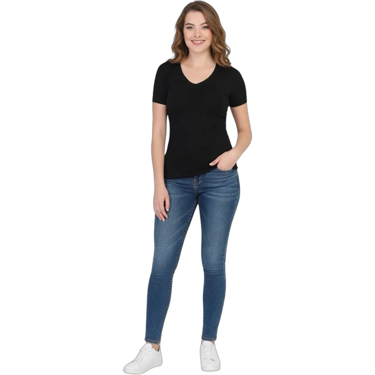 JC28 - Women - Short Sleeve - V Neck