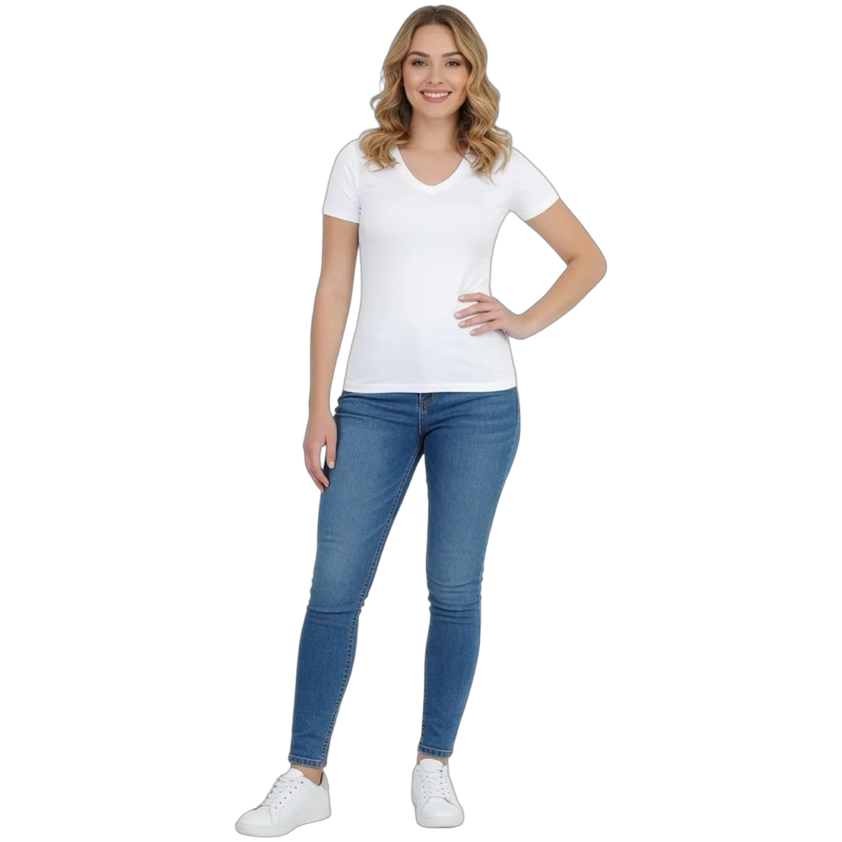 JC28 - Women - Short Sleeve - V Neck