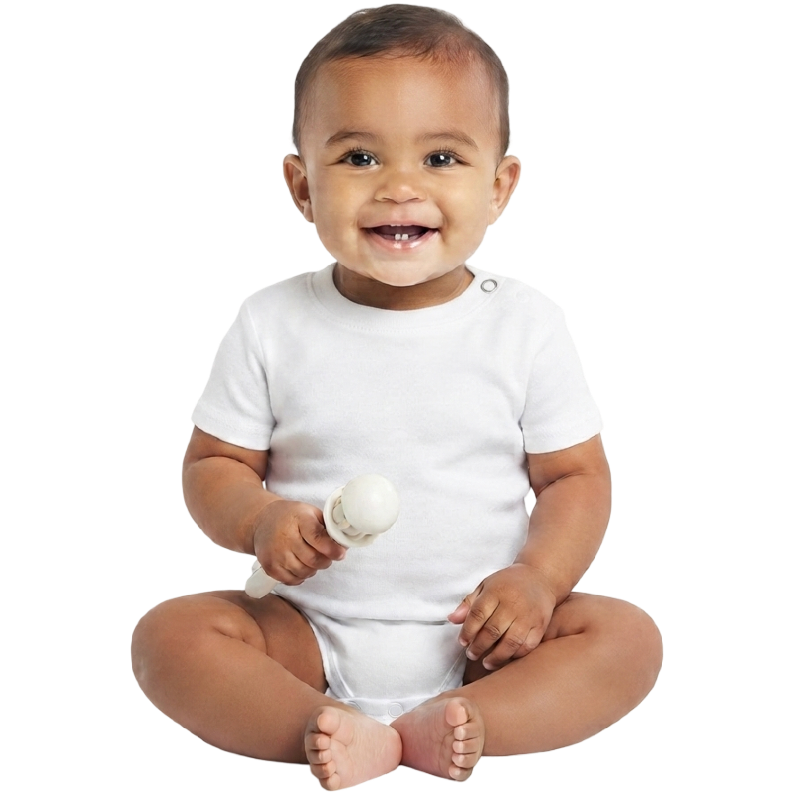 5200 - Junior - Baby - Bodysuit - Short Sleeve - White