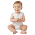 7200 - Junior - Baby - Bodysuit - Sleeveless - White