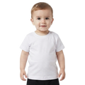 2401 - Junior - Baby - Short Sleeve Flannel - White
