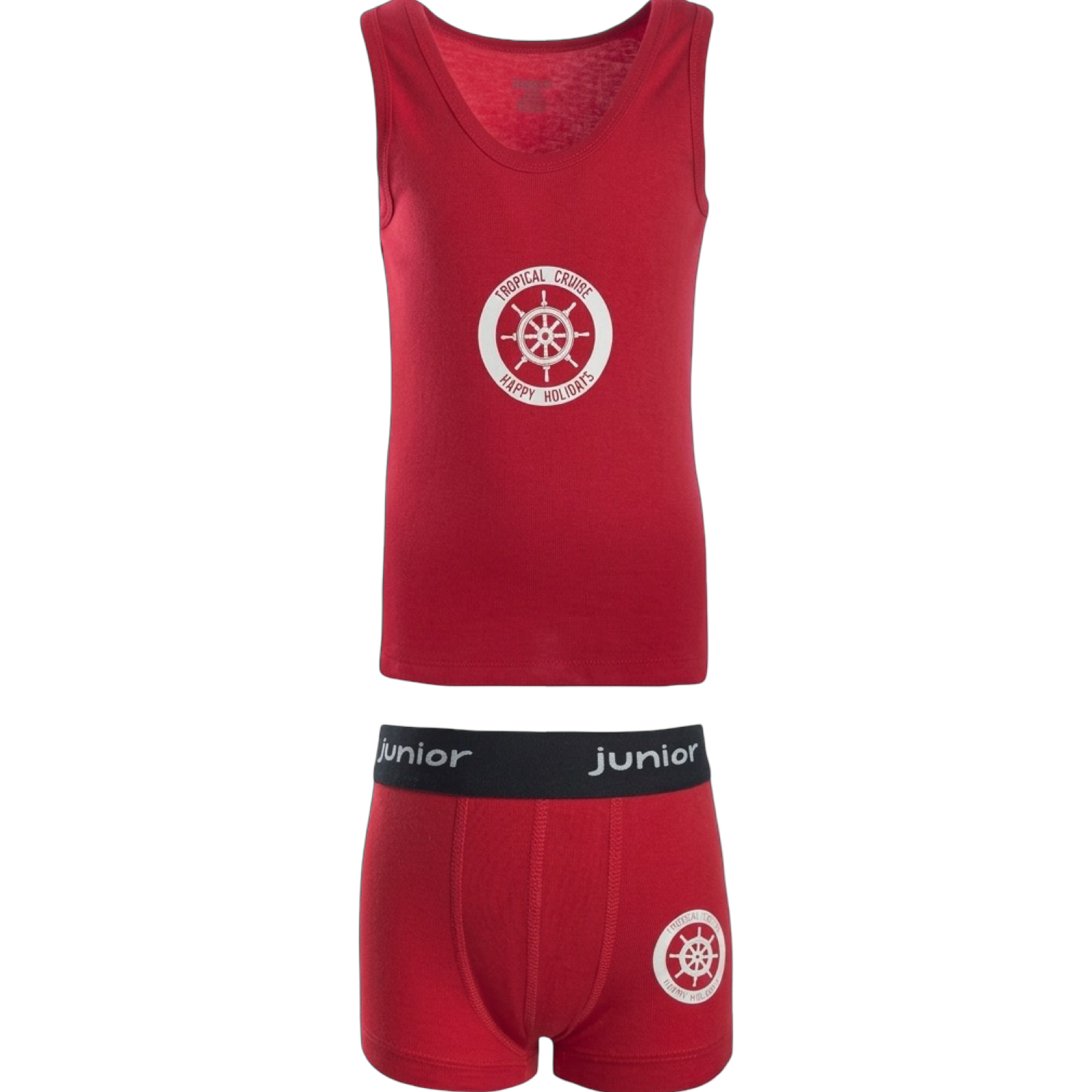 1712 - Junior - Boy - Underwear Set - Sleeveless + Boxer