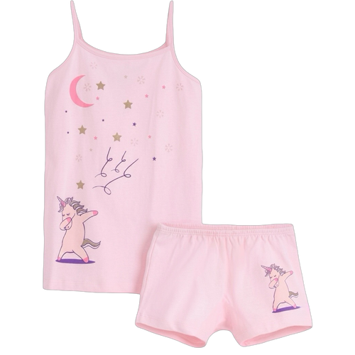1738 - Junior - Girl - Underwear Set - Sleeveless + Short