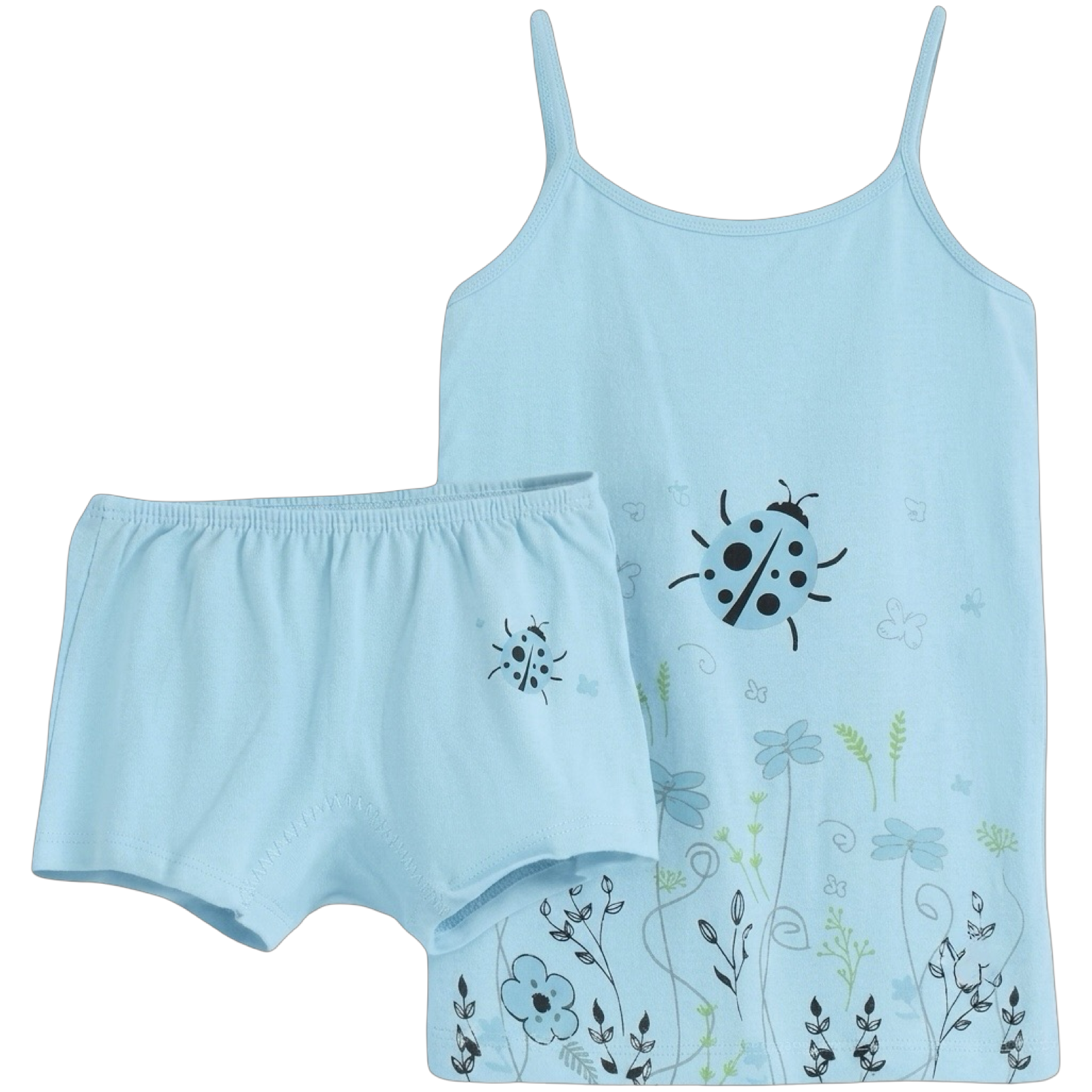 1738 - Junior - Girl - Underwear Set - Sleeveless + Short