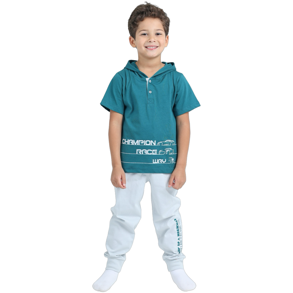 3024-25 - Junior - Highway T-shirt capichon + printed pant