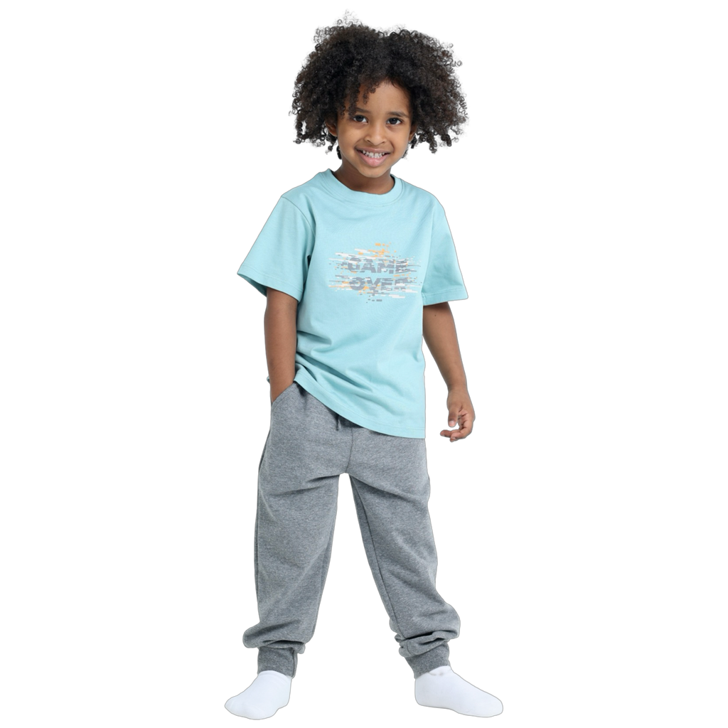 3027-25 - Junior - Video Game T-shirt + printed pant