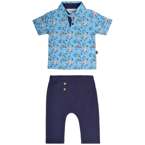 1212-25 - Junior - Beep Honk , T-shirt + Printed Pant