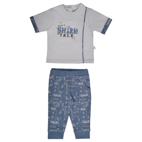 1258-25 - Junior - Shark Tale , T-shirt + printed pant