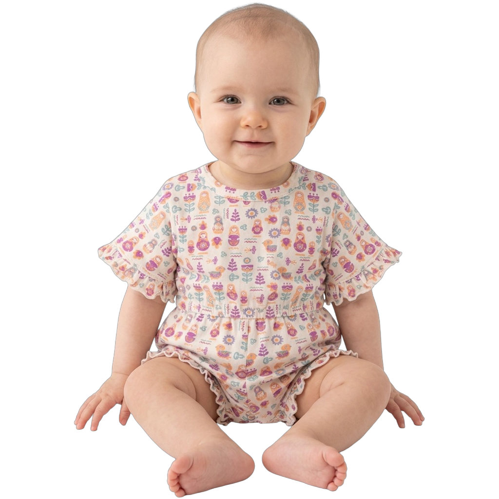1746-25 - Junior - Matryoshka , Jump Printed suit