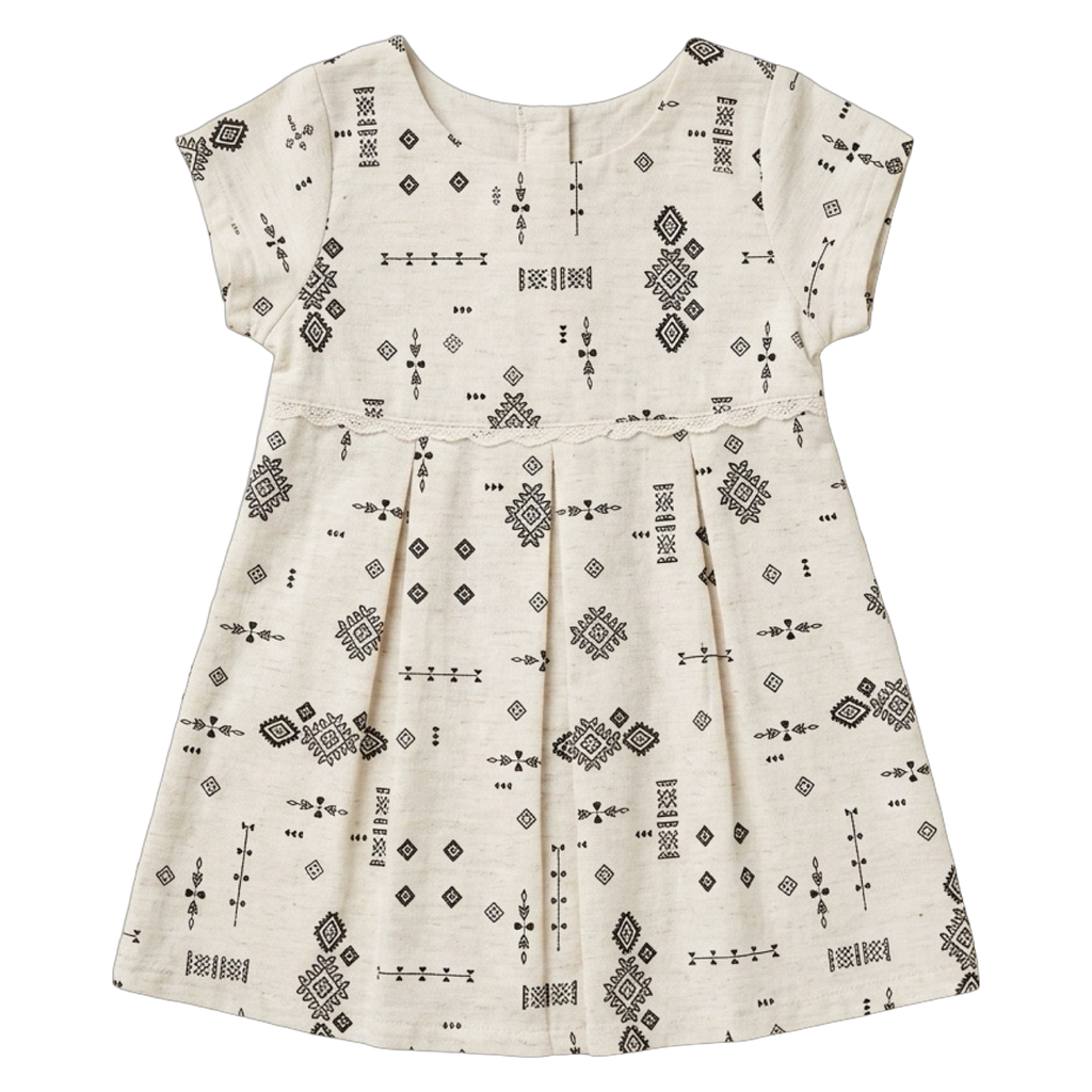 3428-24 - Junior - Vintage Art Dress Printed
