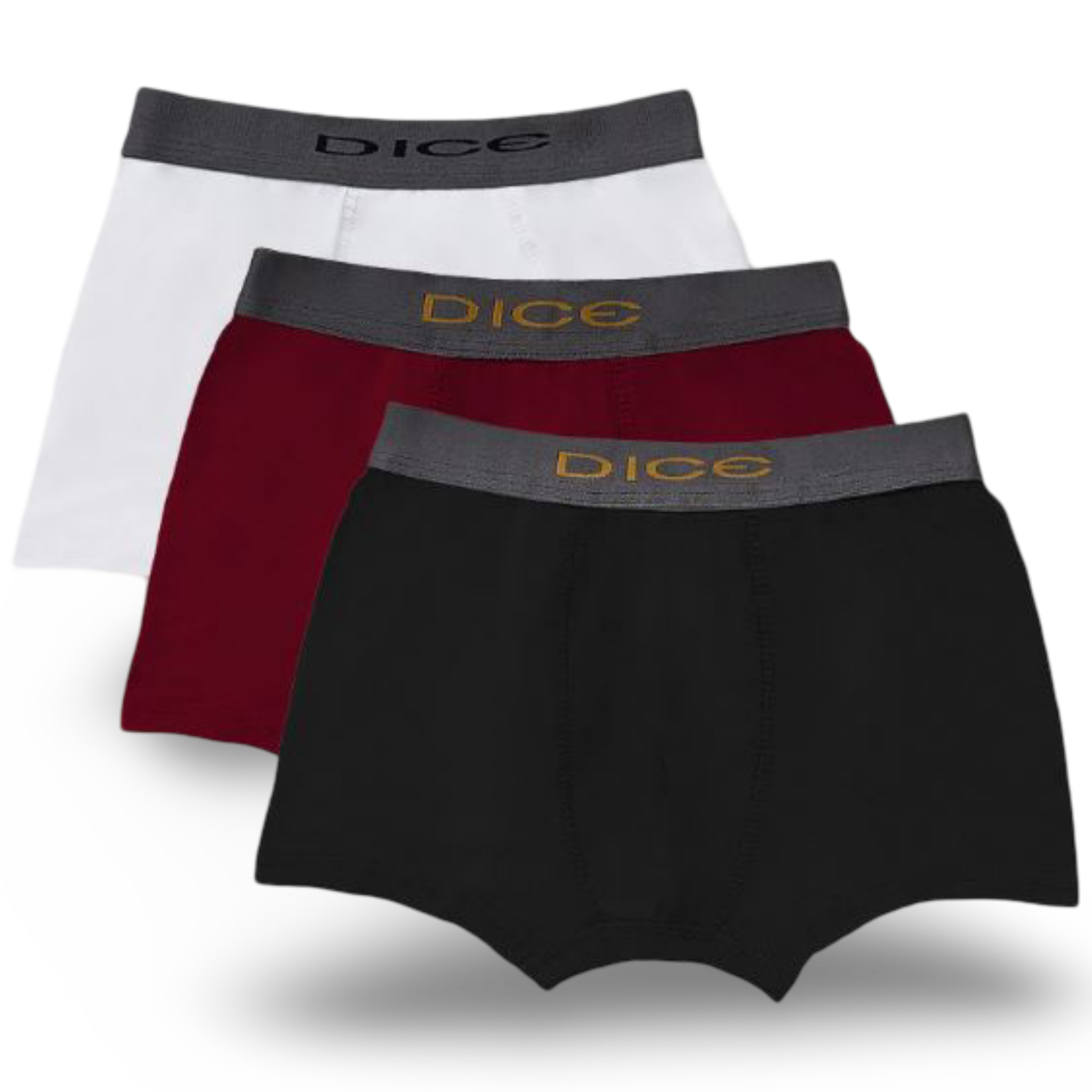 DKB330 P*3 Boys' Plain Boxer– 3 Pieces