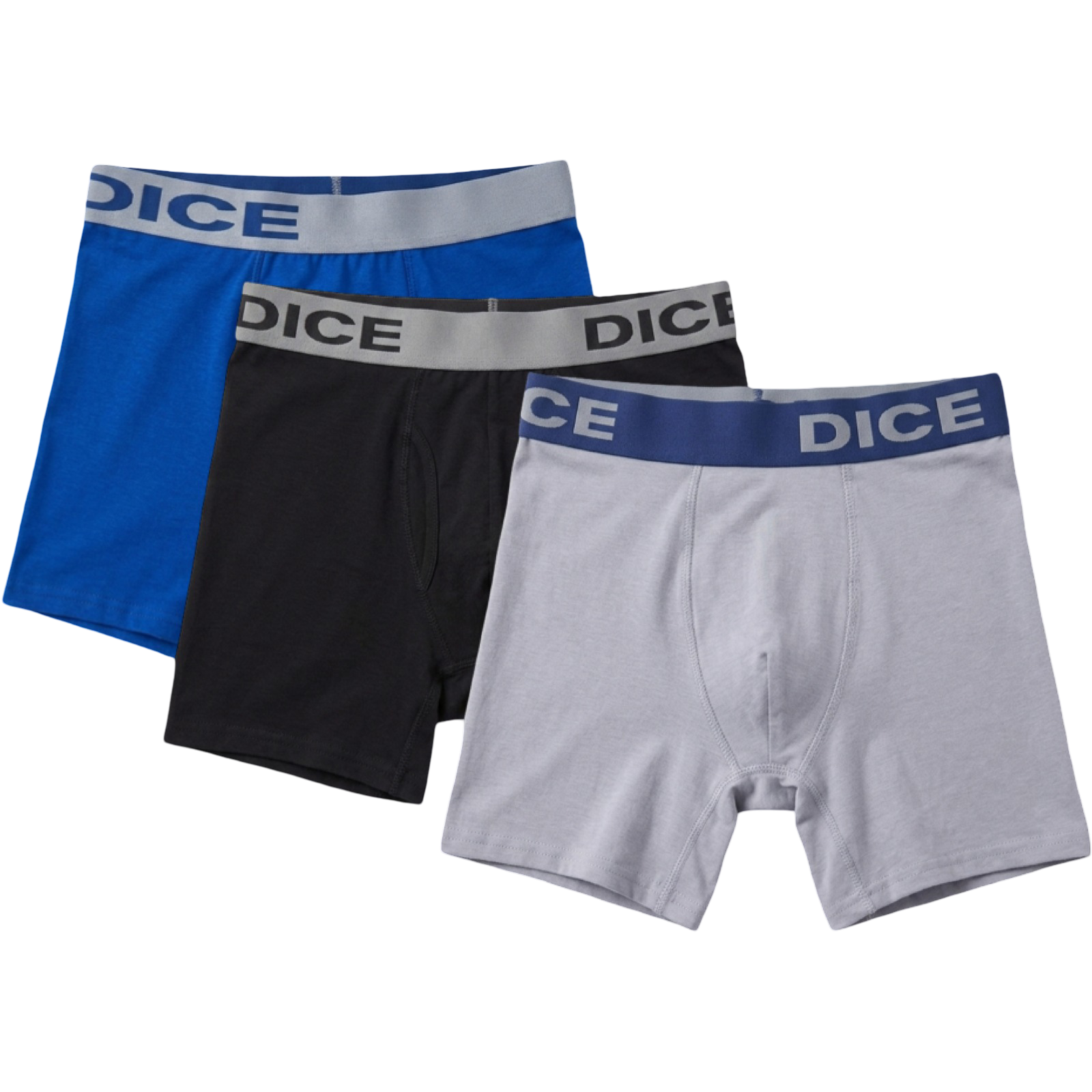 DmLong - Dice (Pack Of 3) 95% Cotton