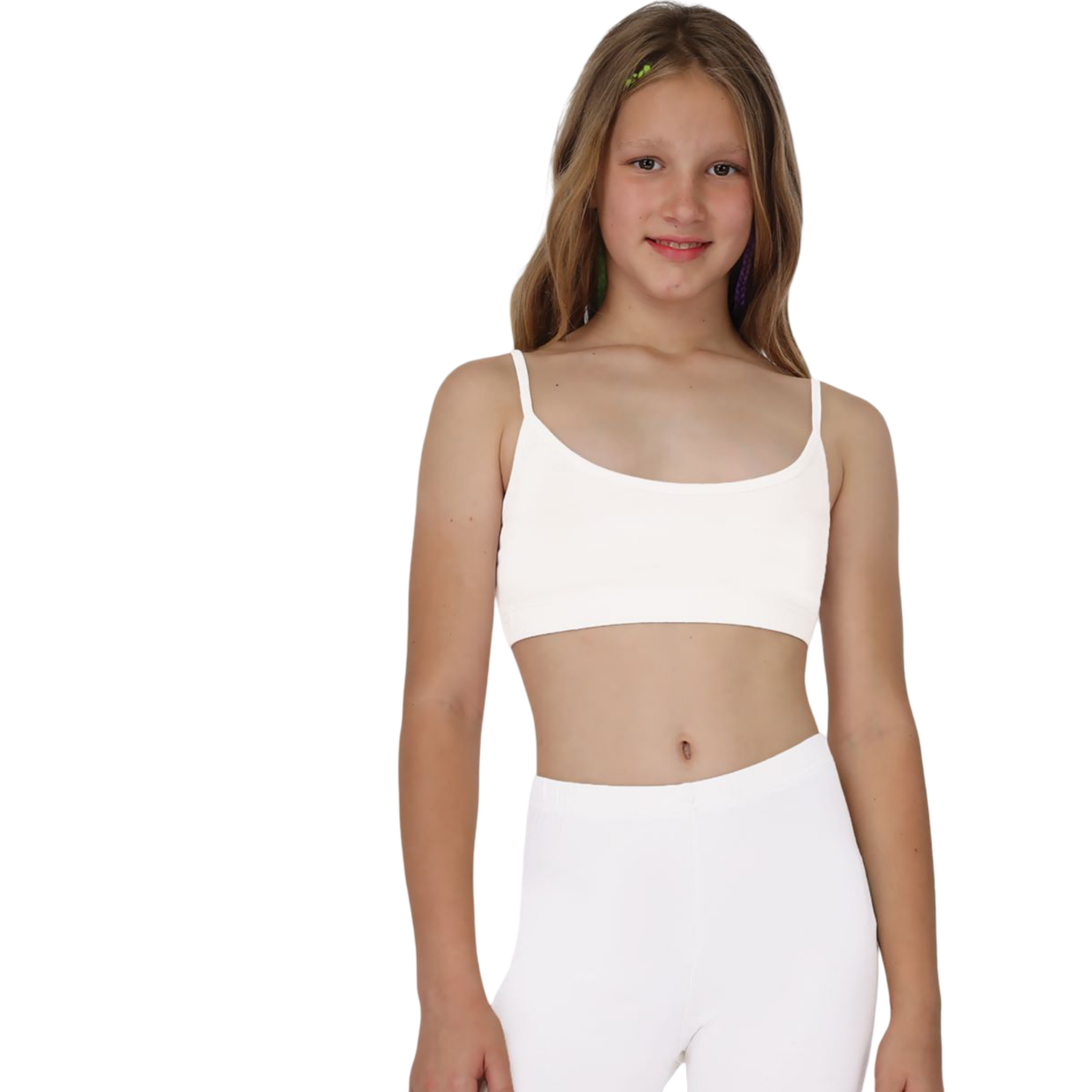 JC1  GIRLS, SOFT BRA THIN STRAP