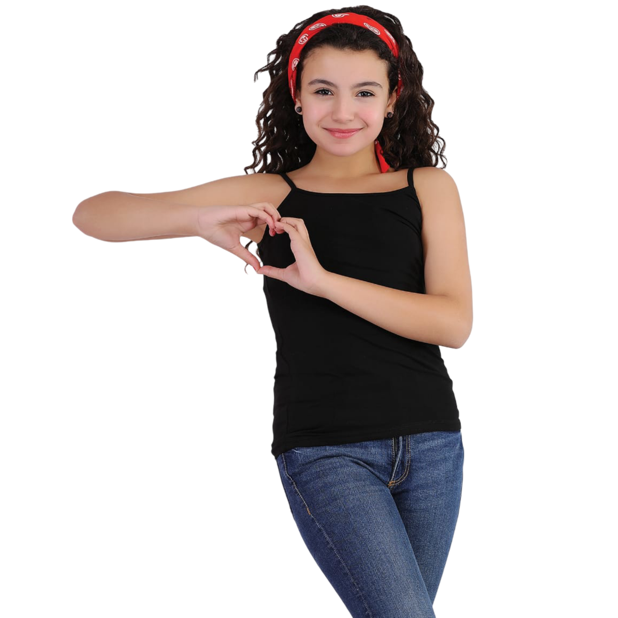 JC10 GIRLS, THIN STRAP TANK TOP