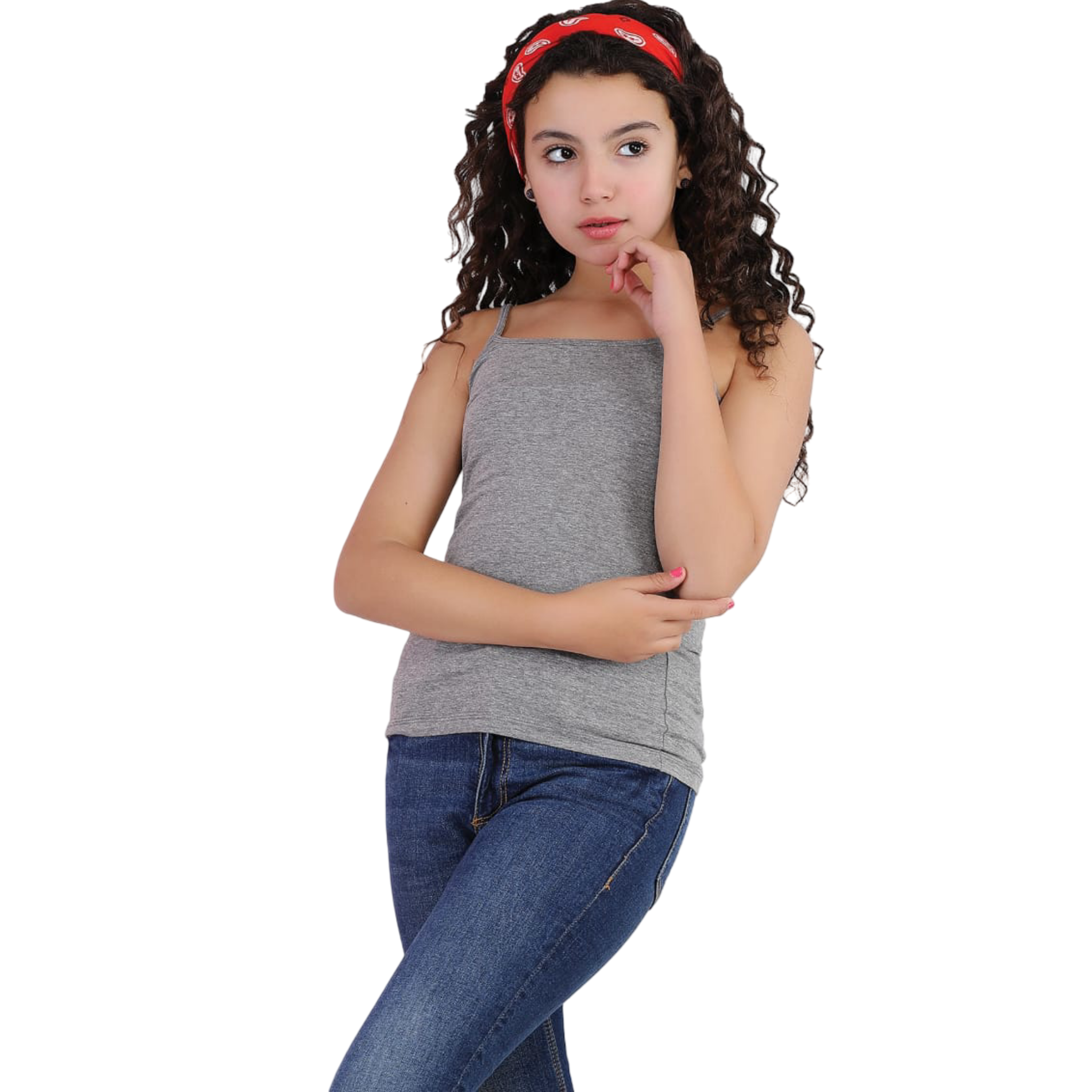 JC10 GIRLS, THIN STRAP TANK TOP