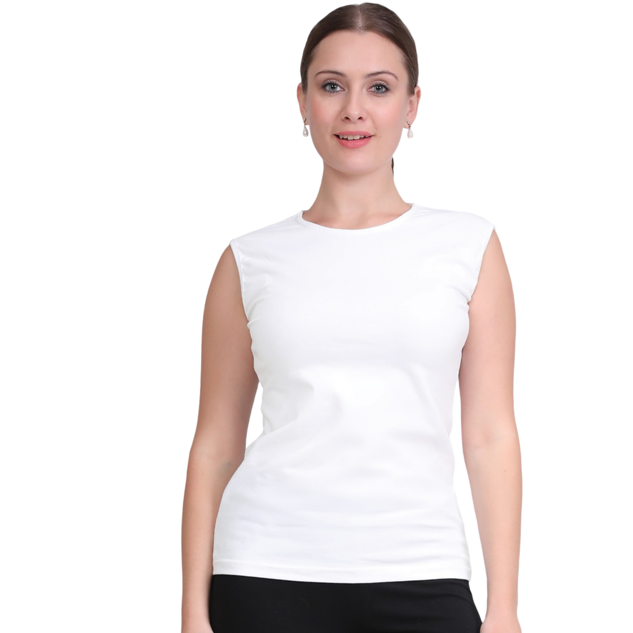 JC15 SLEEVELESS SCOOP NECK