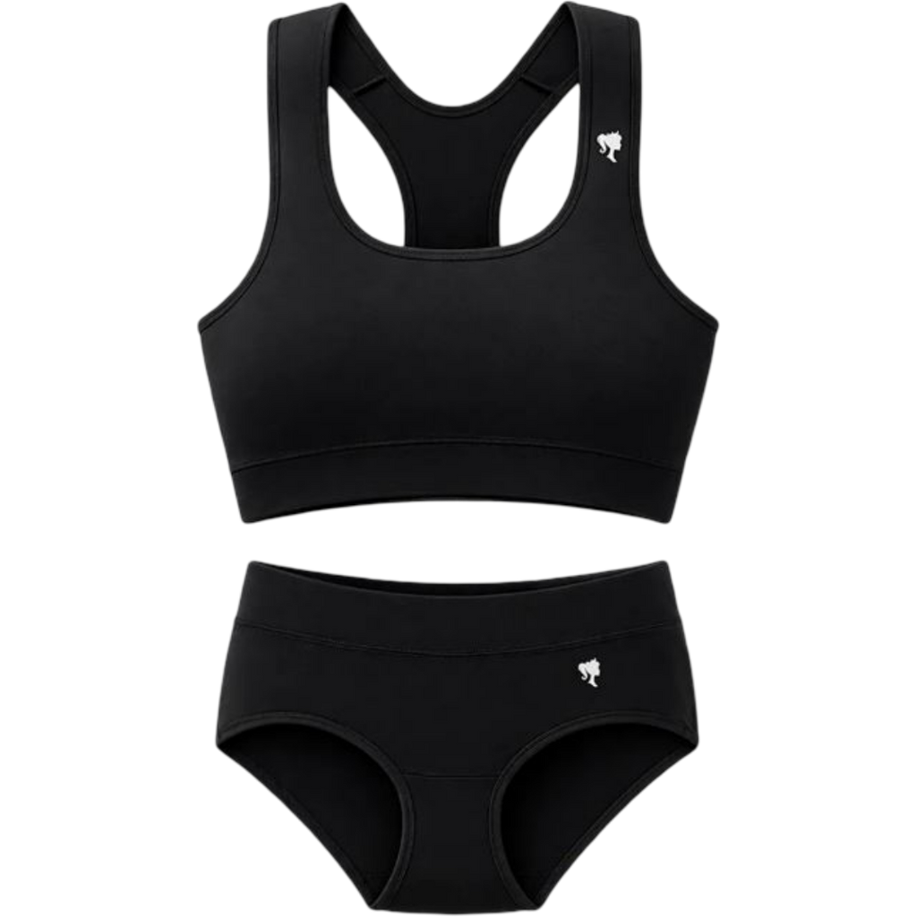 JC222 - Women - Set - Soft Wide Strap Bra + Under