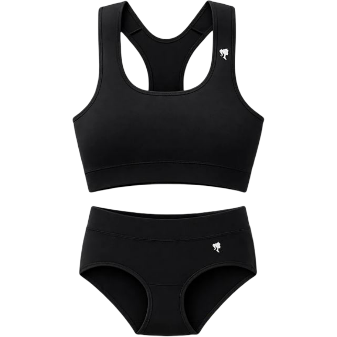 JC222 - Women - Set - Soft Wide Strap Bra + Under
