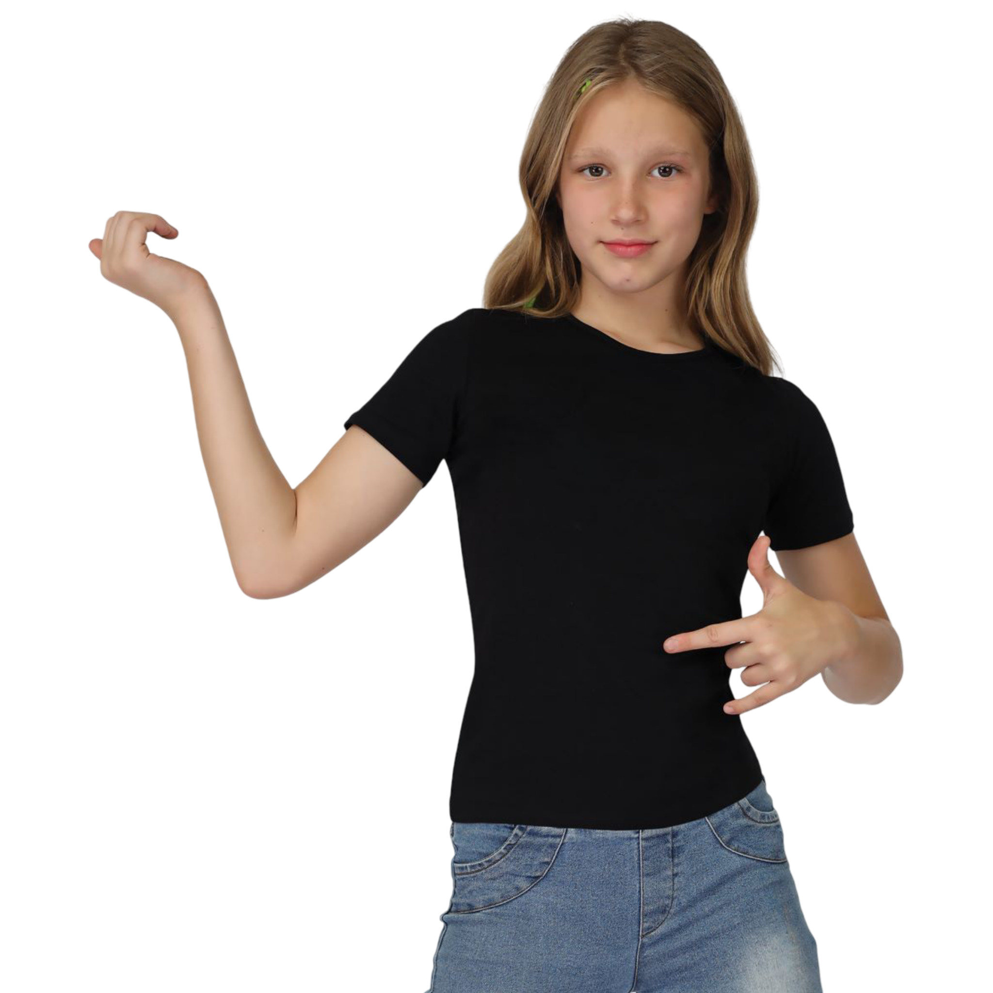 JC35 GIRLS, SHORT SLEEVE TOP