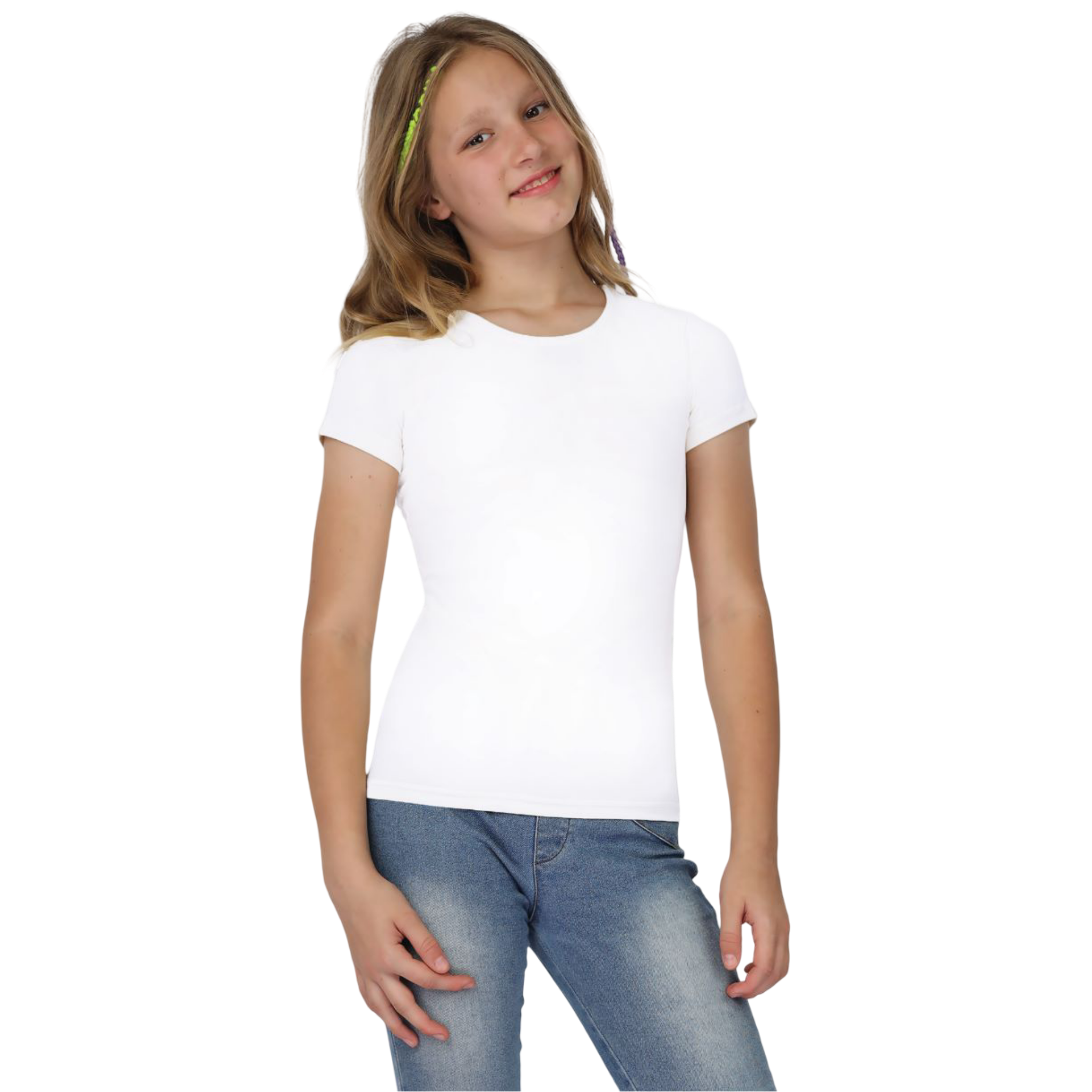JC35 GIRLS, SHORT SLEEVE TOP